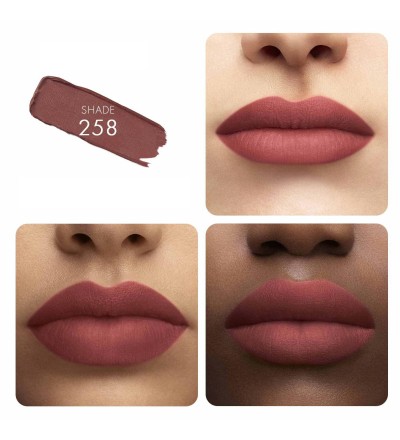 2 - Guerlain KissKiss Tender Matte n°258 Lovely Nude