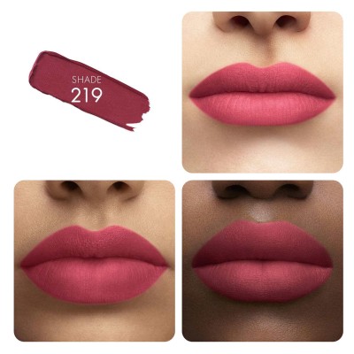 2 - Guerlain KissKiss Tender Matte n°219 Tender Rose