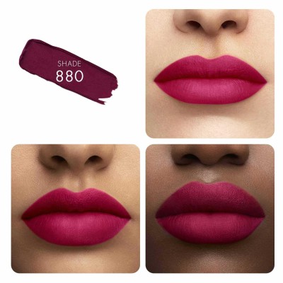 2 - Guerlain KissKiss Tender Matte n°880 Caress Plum