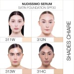8 - Diego dalla Palma Nudissimo Serum Satin Foundation SPF30 312N Beige chiaro
