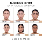 8 - Diego dalla Palma Nudissimo Serum Fondotinta Satinato SPF30 318W Caramello