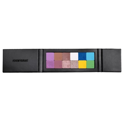 1 - Mulac Cosmetics Large Shot Palette makeup compact case Black