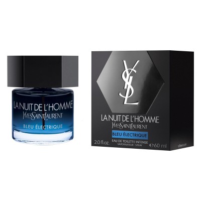 2 - Yves Saint Laurent La Nuit De L'Homme Bleu Electrique eau de toilette 60ml