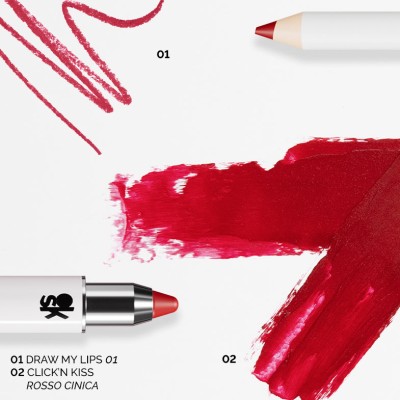 1 - Veralab Draw My Lips 01 rosso Cinica