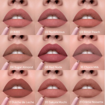 1 - Mulac Cosmetics Lip Master 21 Crème Noisette