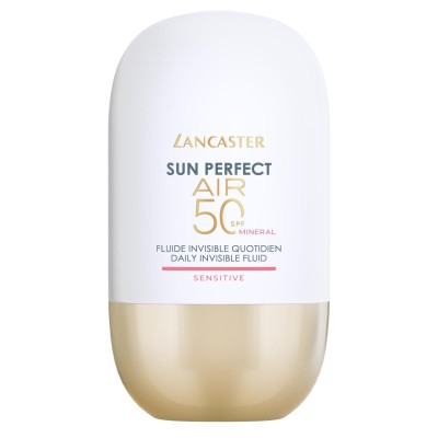 1 - Lancaster Sun Perfect AIR Daily Invisible Fluid SPF50 Sensitive Mineral Sunscreen cream Face 50 Adults