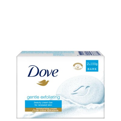 1 - Dove Beauty Cream Bar Esfoliante 2x100g