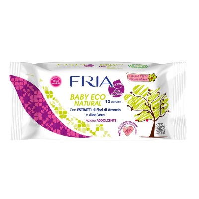 1 - FRIA Baby Eco Natural 12 wipes