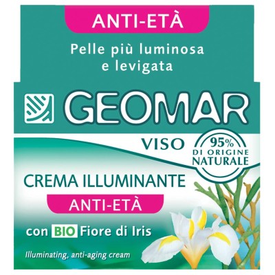 1 - GEOMAR Crema Viso Illuminante Anti-Età Con Bio Fiore di Iris 50ml