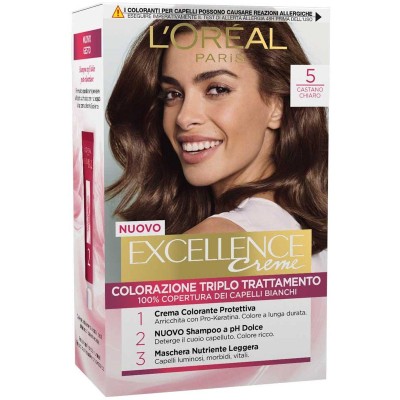 1 - L’Oréal Paris Excellence Crème Castano Chiaro 5
