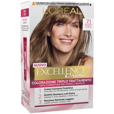 1 - L’Oréal Paris Excellence Crème Ash Blonde 7.1