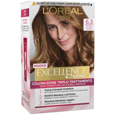1 - L’Oréal Paris Excellence Crème Natural Light Golden Brown 6.3