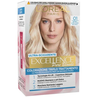 1 - L’Oréal Paris Excellence Crème Biondo Ultra Chiaro Naturale 01