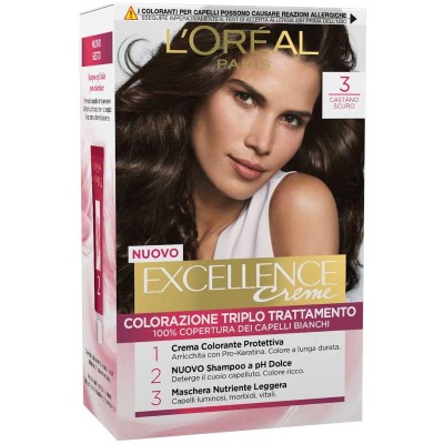 1 - L’Oréal Paris Excellence Crème Natural Darkest Brown 3