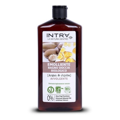 1 - Intra Argan & Jojoba Bagno Doccia Biologico Emolliente 400ml
