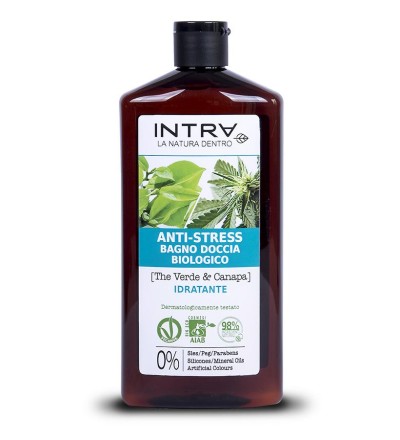 1 - Intra The Verde & Canapa Bagno Doccia Biologico Anti-stress 400ml