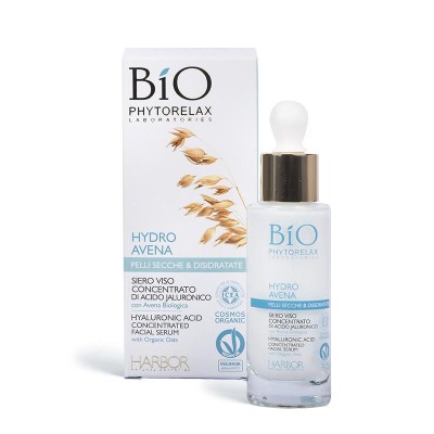 1 - Phytorelax Laboratories Siero viso concentrato di acido jaluronico hydro avena 30 ml