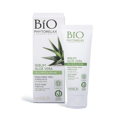 1 - Phytorelax Laboratories Face mask purifying sebum aloe vera 75 ml