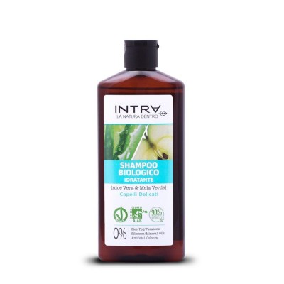 1 - Intra Aloe Vera & Mela Verde Shampoo Biologico Idratante 250ml