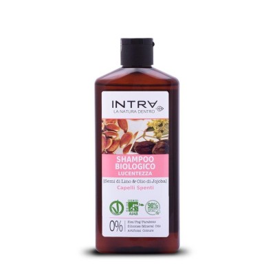 1 - Intra Linseed & Jojoba Oil Organic Shampoo 250ml