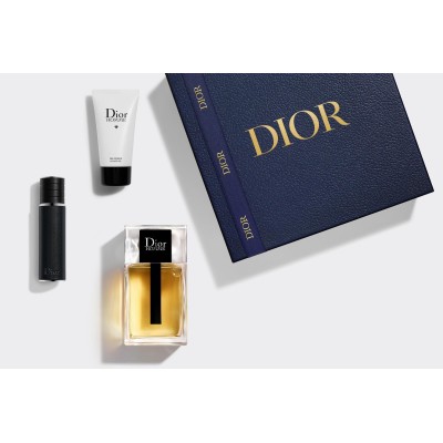 1 - Dior Homme Set EDT 100ml + Travel Spray 10ml + Shower Gel 50ml