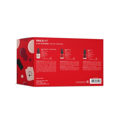 2 - Diego dalla Palma Nails Kit Smoothing filler 202 + Bloody Mary Nails 225 + Mystic Red Nails 226