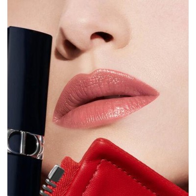 2 - Dior Rouge La Ricarica 100 Nude Look finish metallizzato
