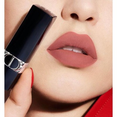 2 - Dior Rouge The Refill Lipstick 100 Nude Look velvet finish