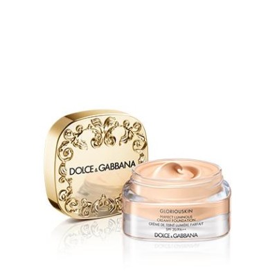 1 - Dolce&Gabbana Glouriouskin Perfect Luminous Creamy Foundation 100 Porcelain
