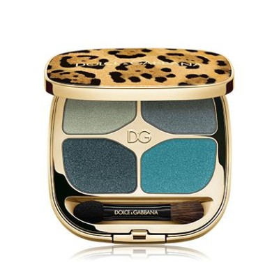 1 - Dolce&Gabbana Felineyes Intense Eyeshadow Quad 8 Mediterranean Blue