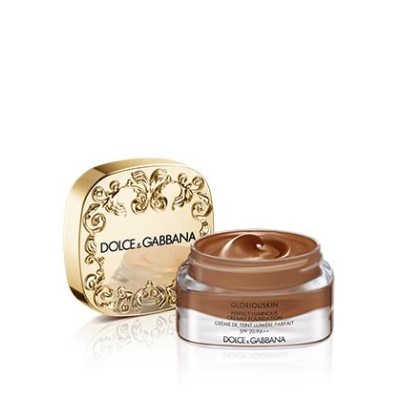 1 - Dolce&Gabbana Glouriouskin Perfect Luminous Creamy Foundation 510 Ebony
