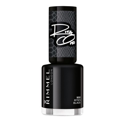 1 - Rimmel 60 Seconds Super Shine, 900 Rita's Black, 8ml