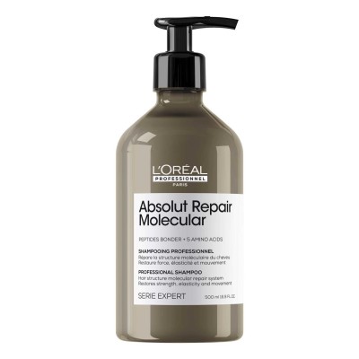 1 - L’Oréal Paris Serie Expert Absolut Repair Molecular 500 ml Shampoo Professionale Unisex