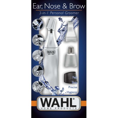 1 - Wahl Ear, Nose & Brow 3-In-1 rasoio di precisione Argento