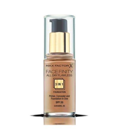 1 - Max Factor Facefinity All Day Flawless 3 in 1, 085 Caramel, 30ml