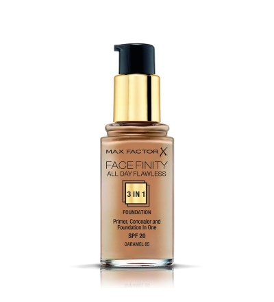 2 - Max Factor Facefinity All Day Flawless 3 in 1, 085 Caramel, 30ml
