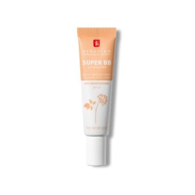 1 - Erborian Super BB Doré - full coverage BB cream for acne prone skin Doré 15ml