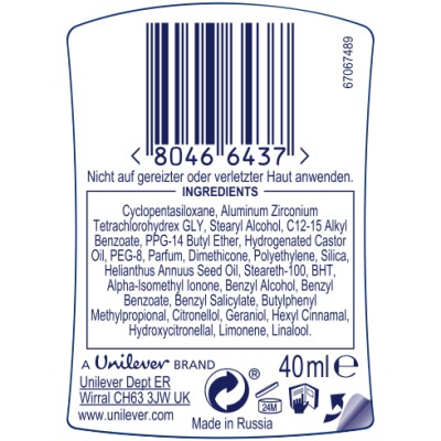 1 - Dove Original Women Stick deodorant 40 ml 1 pc(s)