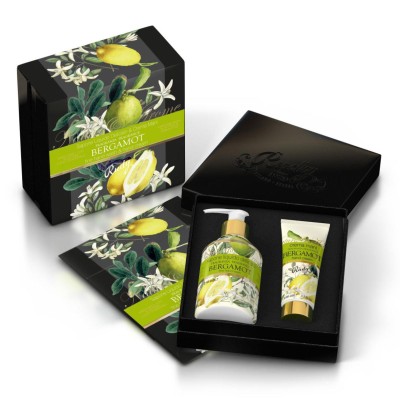 1 - Rudy Profumi Scatola regalo con Sapone Liquido 250 mL + Crema Mani 100 mL Nature&Arome Linea Bergamot