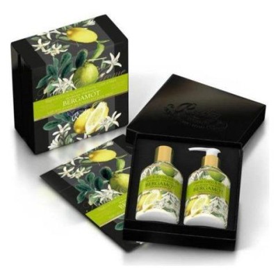 1 - Rudy Profumi Scatola regalo con Crema Corpo & Mani + Bagno & Doccia Schiuma 250 mL Nature&Arome Linea Bergamot