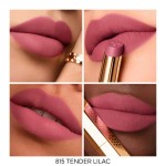 4 - Guerlain KissKiss Kissproof Honey Blurred Matte Lipstick 815 Tender Lilac 1.85g