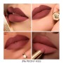 4 - Guerlain KissKiss Kissproof Honey Blurred Matte Lipstick 396 Peony Kiss 1.85g