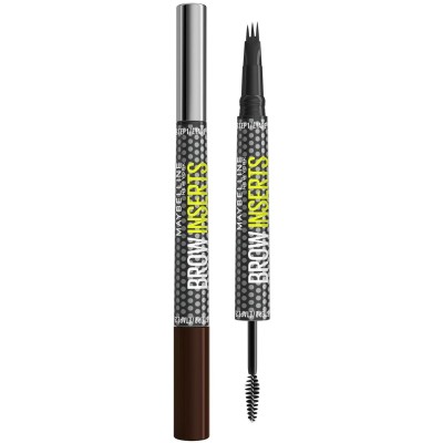 1 - Maybelline Brow Inserts Gel per sopracciglia 6 Black Brown 1,25 ml