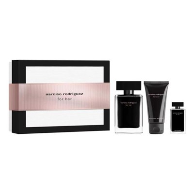 1 - Narciso Rodriguez Cofanetto For Her Eau de Toilette 50ml con Lozione Corpo 50ml e Miniatura 7.5ml