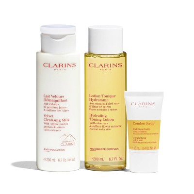 2 - Clarins Essenziali Detersione - Pelle normale 200ml + 200ml + 15ml