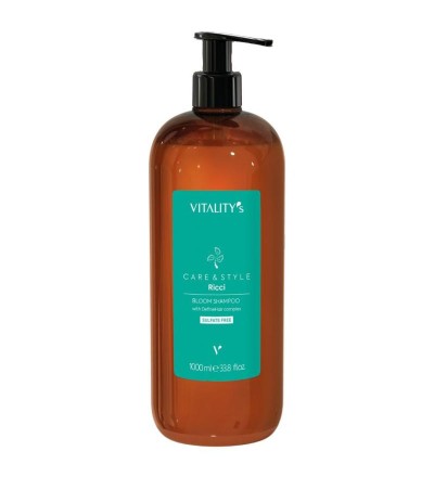 1 - Vitality's Care & Style Ricci Bloom 1000 ml Shampoo Professionale Unisex