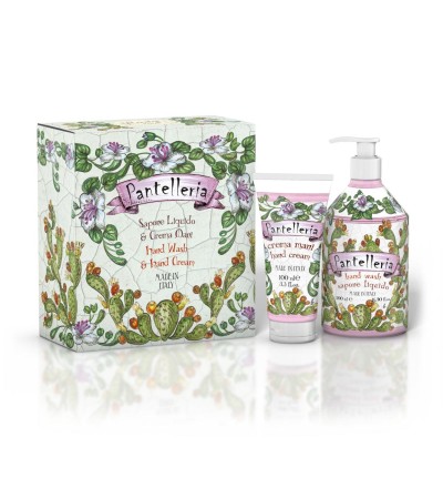 1 - Rudy Profumi Maioliche Setliquid Hand Soap 500ml + Hand Cream 100ml Pantelleria Range