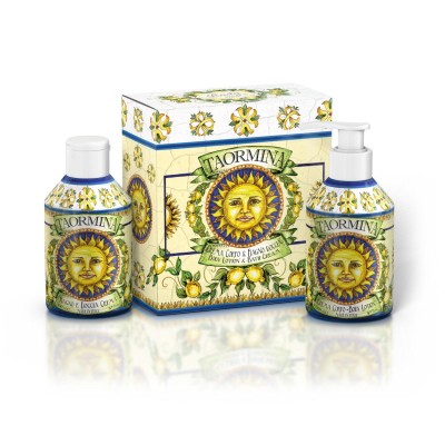 1 - Rudy Profumi Maioliche Set Bath&shower Gel 250ml + Body Cream 250ml Taormina Range