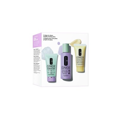 1 - Clinique Starter Kit Skincare Routine 3 Step Dry/Combination Skin