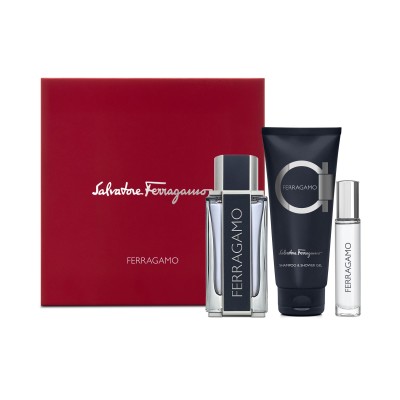 1 - Salvatore Ferragamo FERRAGAMO Kit (100ml EDT + 100ml SSG + 10ml Pursue Spray)